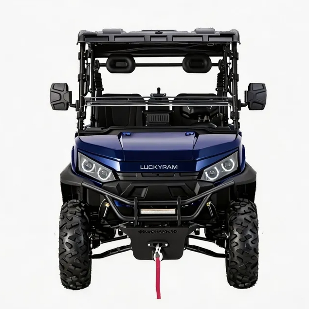 10 kW Wechselstrommotor 4WD Elektro-UTV 1000 kg Abschleppen für Jagdfarm