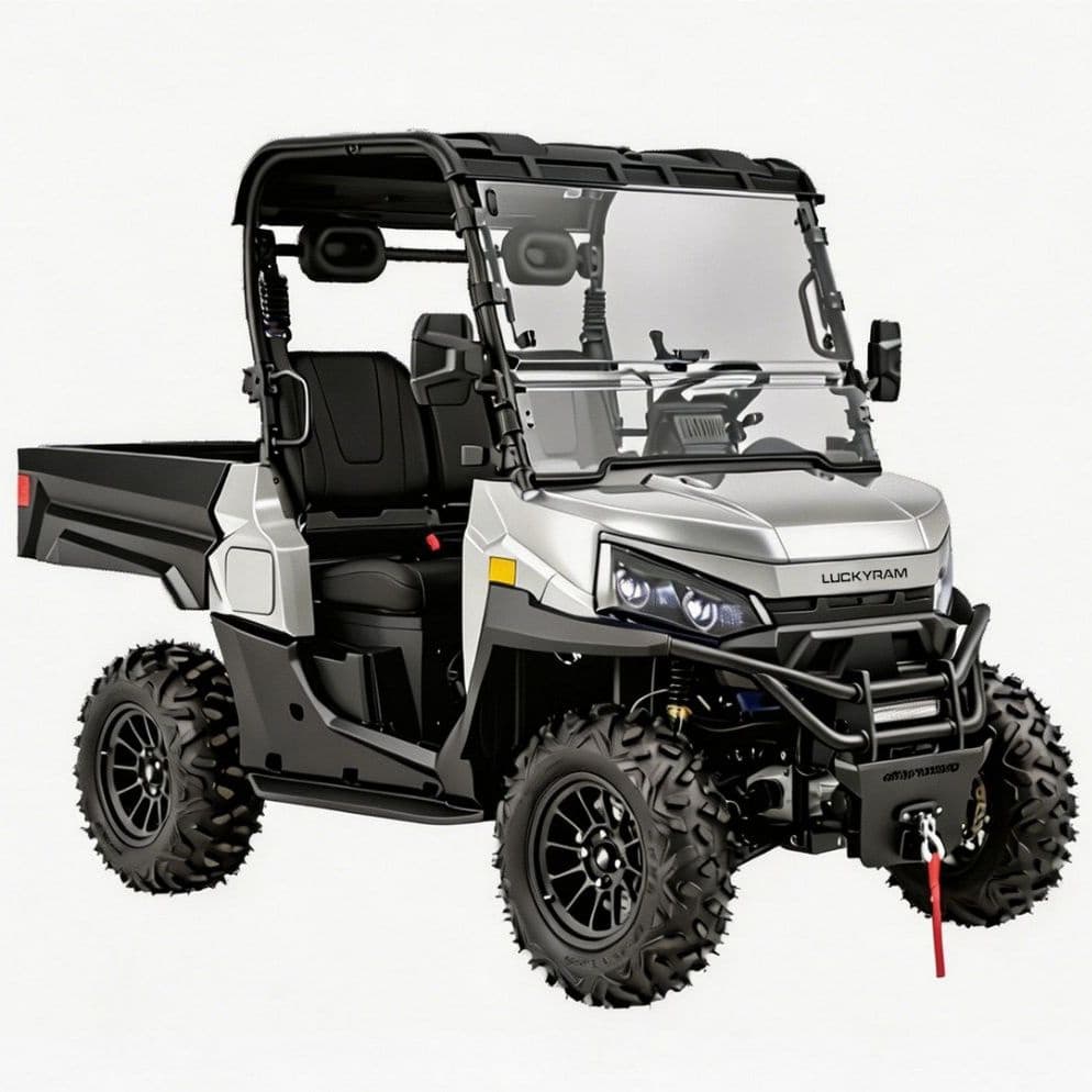 10 kW Wechselstrommotor 4WD Elektro-UTV 1000 kg Abschleppen für Jagdfarm