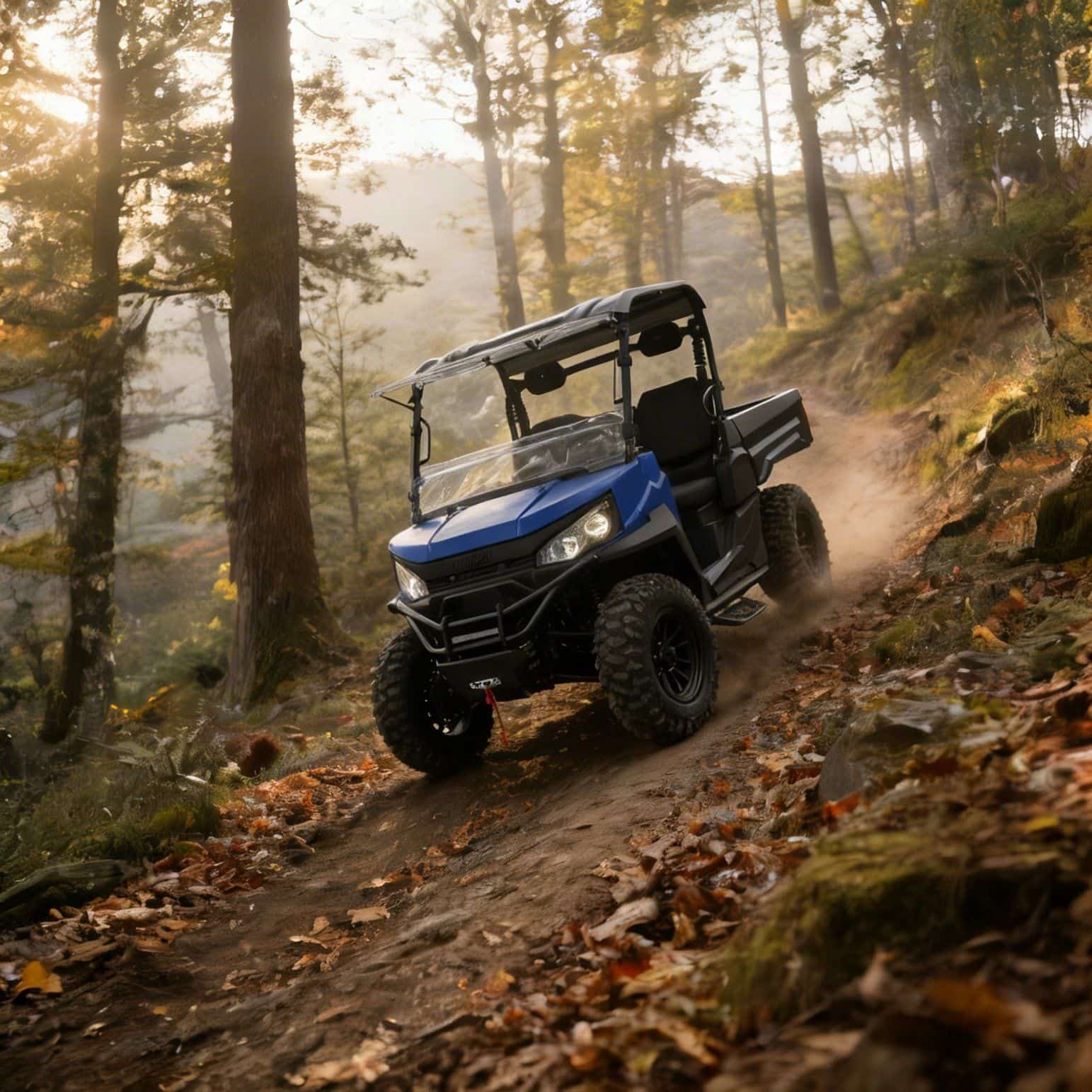 4WD UTV 73,6 V 20 kW Spitzenleistung 400 A Controller 350 kg Kippbett
