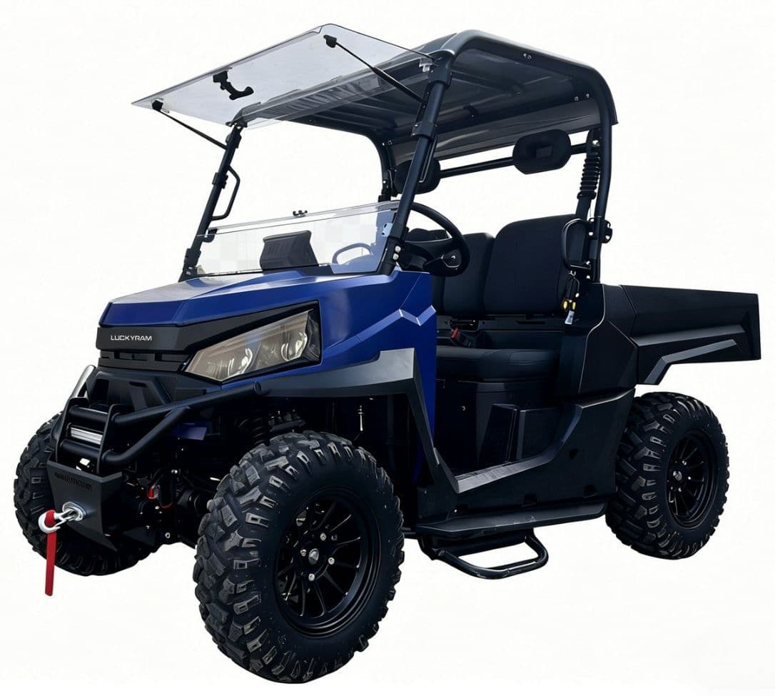 73,6 V elektrischer UTV 10 kW Wechselstrommotor, 80–100 km Reichweite für die Grundstückswartung