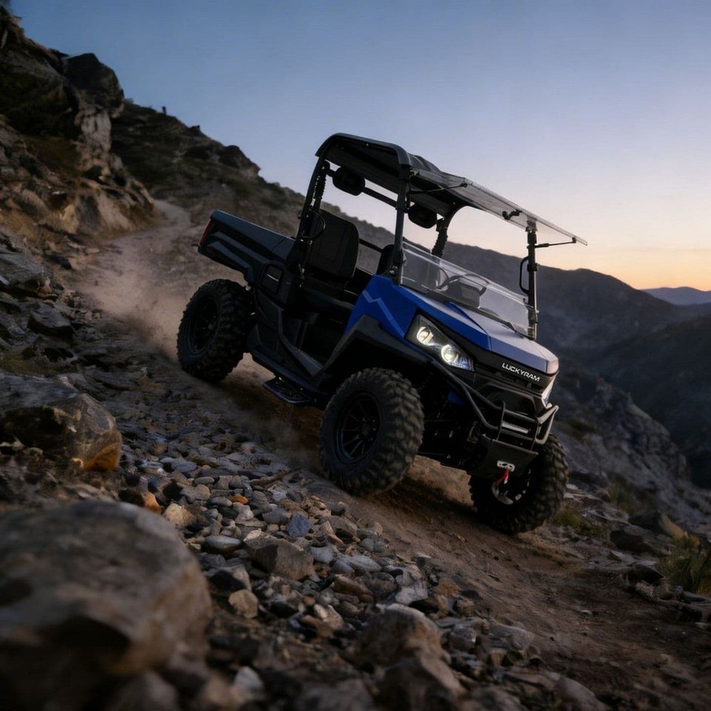73,6 V elektrisches UTV 4WD EPS-Lenkung 20 kW Spitzenleistung für die Jagd