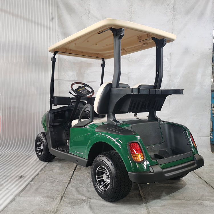 Hochwertiger elektrischer Doppelsitzer-Golfwagen mit Lithiumbatterie