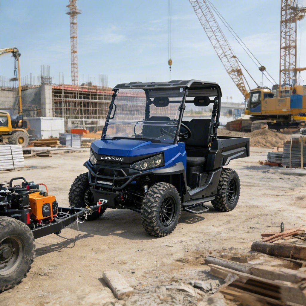 Ranch Work UTV 4WD 10 kW Wechselstrommotor 670 kg Zuladung 1000 kg Abschleppen